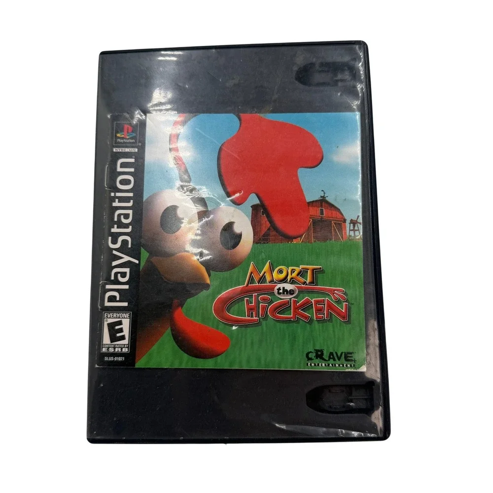 Crave Mort the Chicken PS1 Black 2000